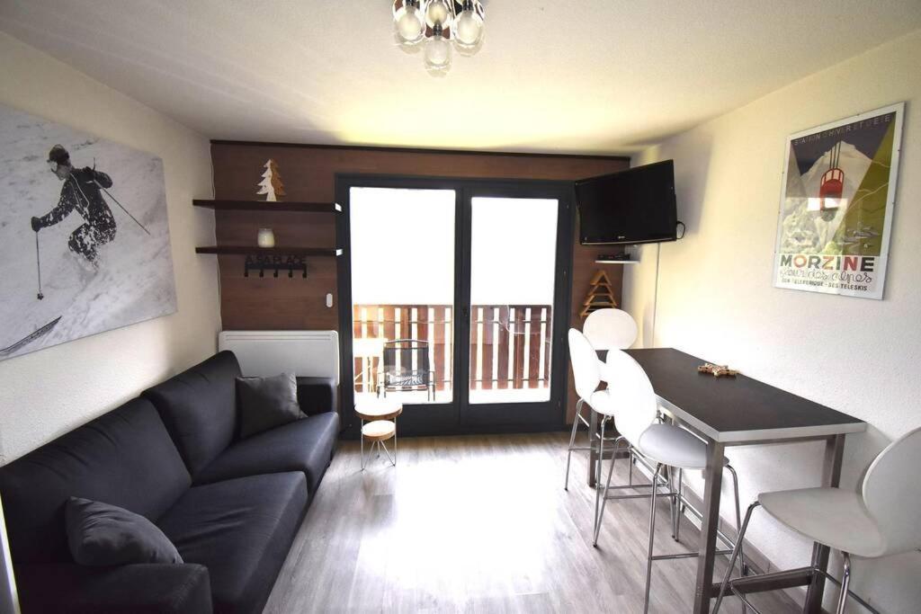 Au Pied Des Pistes B31, Chaleureux Studio 4 Pers, Vue Sur La Vallee Imprenable Avec Wifi, Draps Non Compris Saint-Jean-dʼAulps Εξωτερικό φωτογραφία
