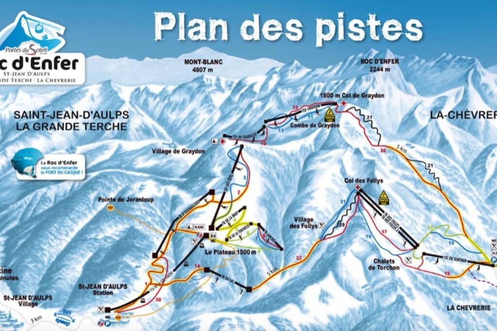 Au Pied Des Pistes B31, Chaleureux Studio 4 Pers, Vue Sur La Vallee Imprenable Avec Wifi, Draps Non Compris Saint-Jean-dʼAulps Εξωτερικό φωτογραφία