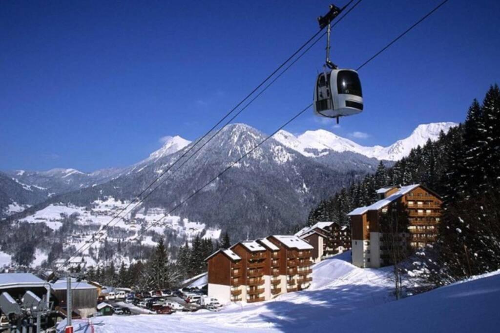 Au Pied Des Pistes B31, Chaleureux Studio 4 Pers, Vue Sur La Vallee Imprenable Avec Wifi, Draps Non Compris Saint-Jean-dʼAulps Εξωτερικό φωτογραφία